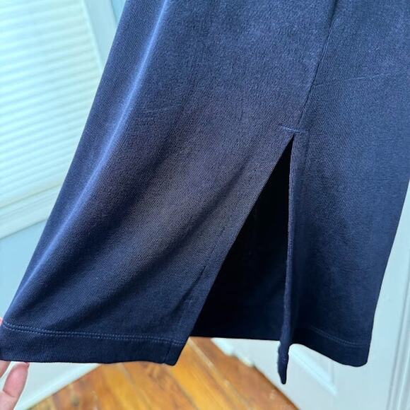 Chicos Travelers Pants Womens XL Blue Pull On Stretch Cropped Wide Leg High Rise - Picture 2 of 8